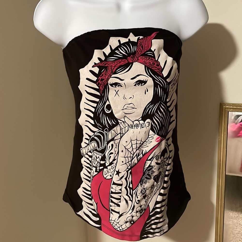 Tattoo tube top - Picture 2 of 4
